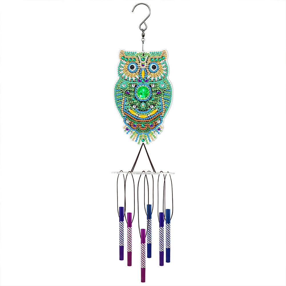 Acrylic Wind Chime Bell Pendant DIY Diamond Painting Mosaic Kit