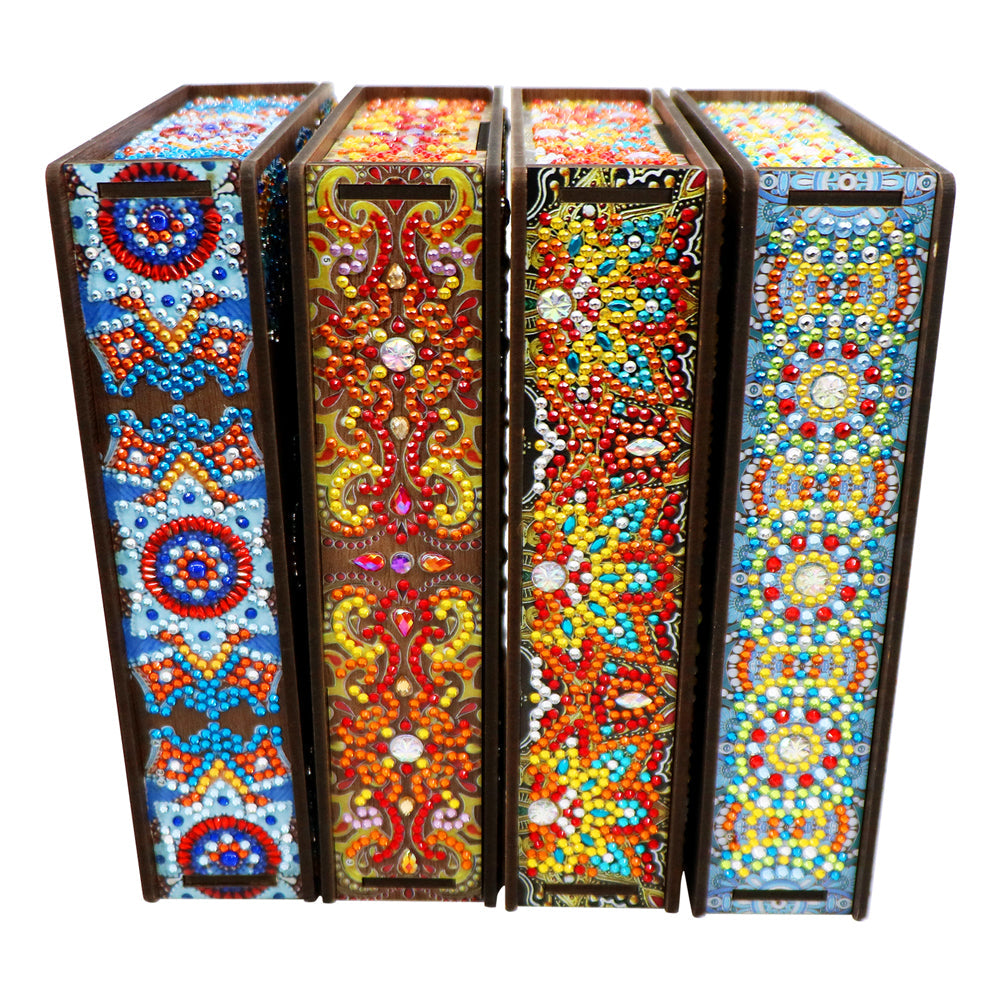 DIY Diamond Painting Mandala Jewelry Storage Box DIY Special Shaped Drill Case Kits