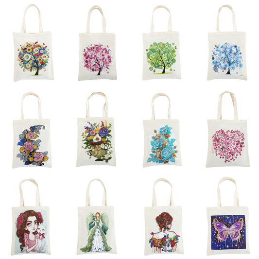 DIY Diamond Painting point drill Cotton Fabric Cloth Eco-Friendly Bag