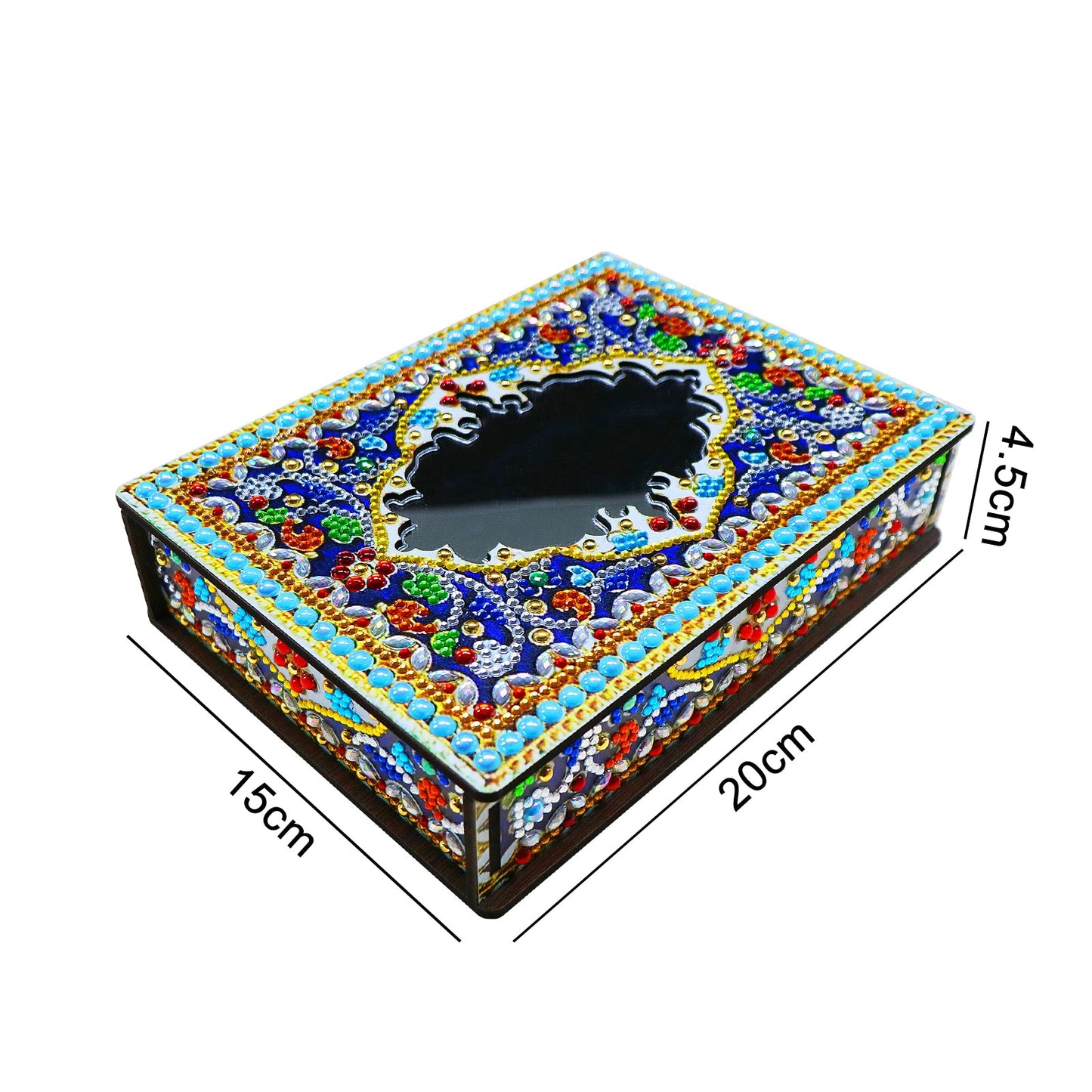 DIY Diamond Painting Mandala Jewelry Storage Box DIY Special Shaped Drill Case Kits