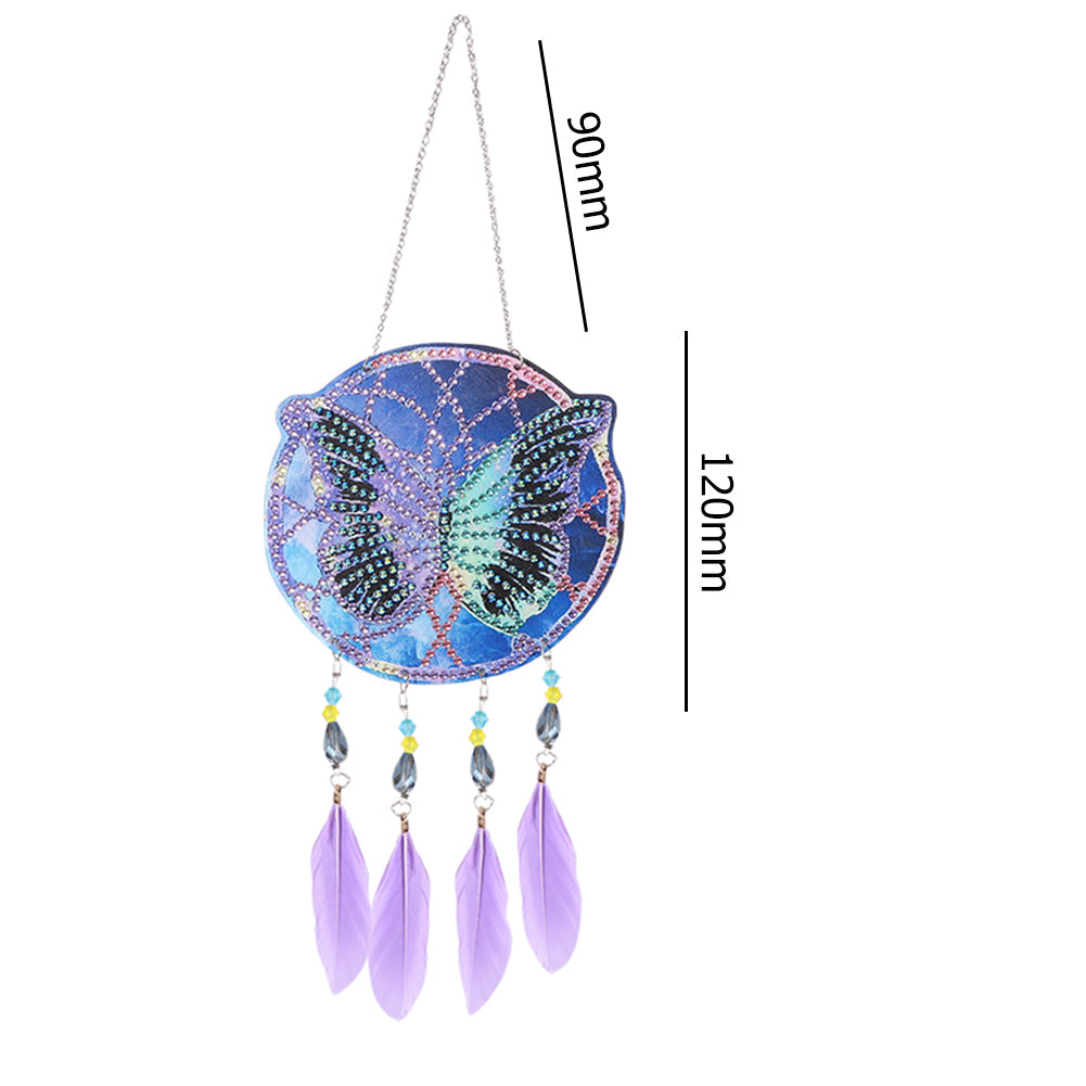 5D Diamond Painting Dream Light Catcher Wind Chimes Crystal Craft Pendant Kit