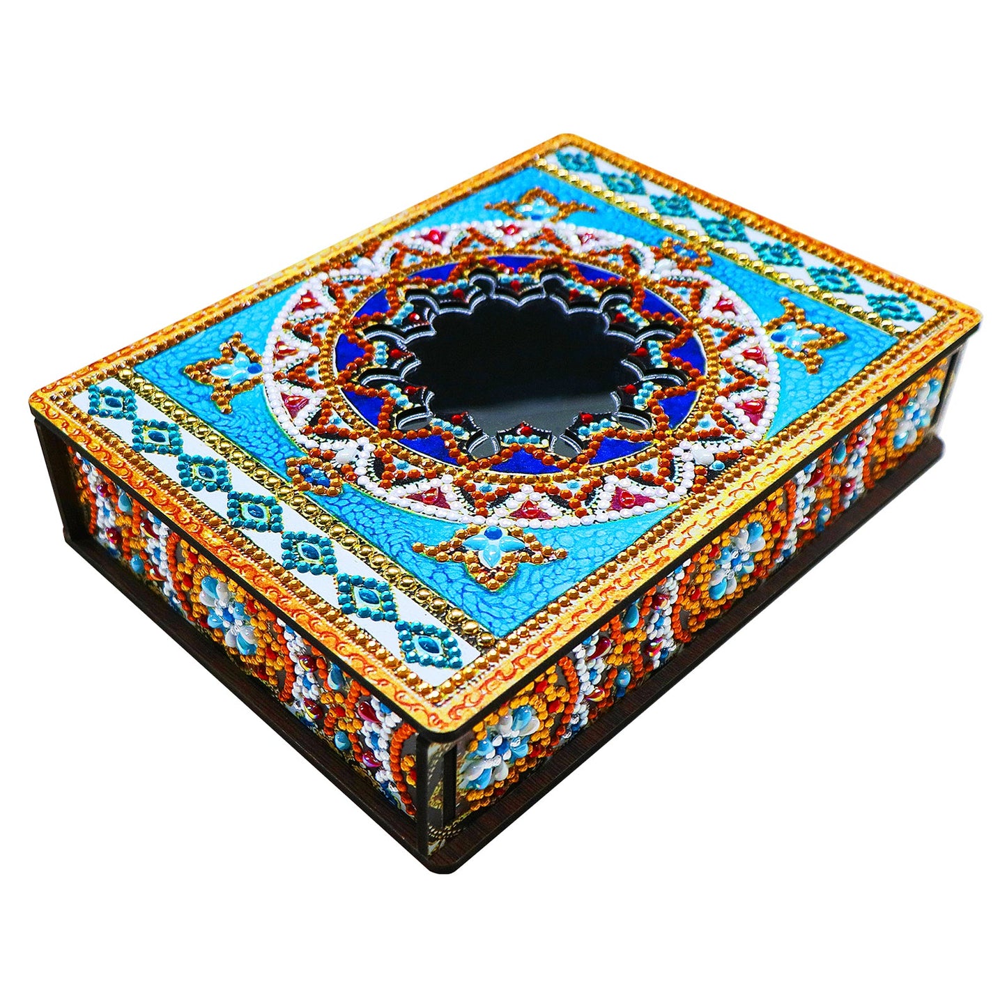 DIY Diamond Painting Mandala Jewelry Storage Box DIY Special Shaped Drill Case Kits