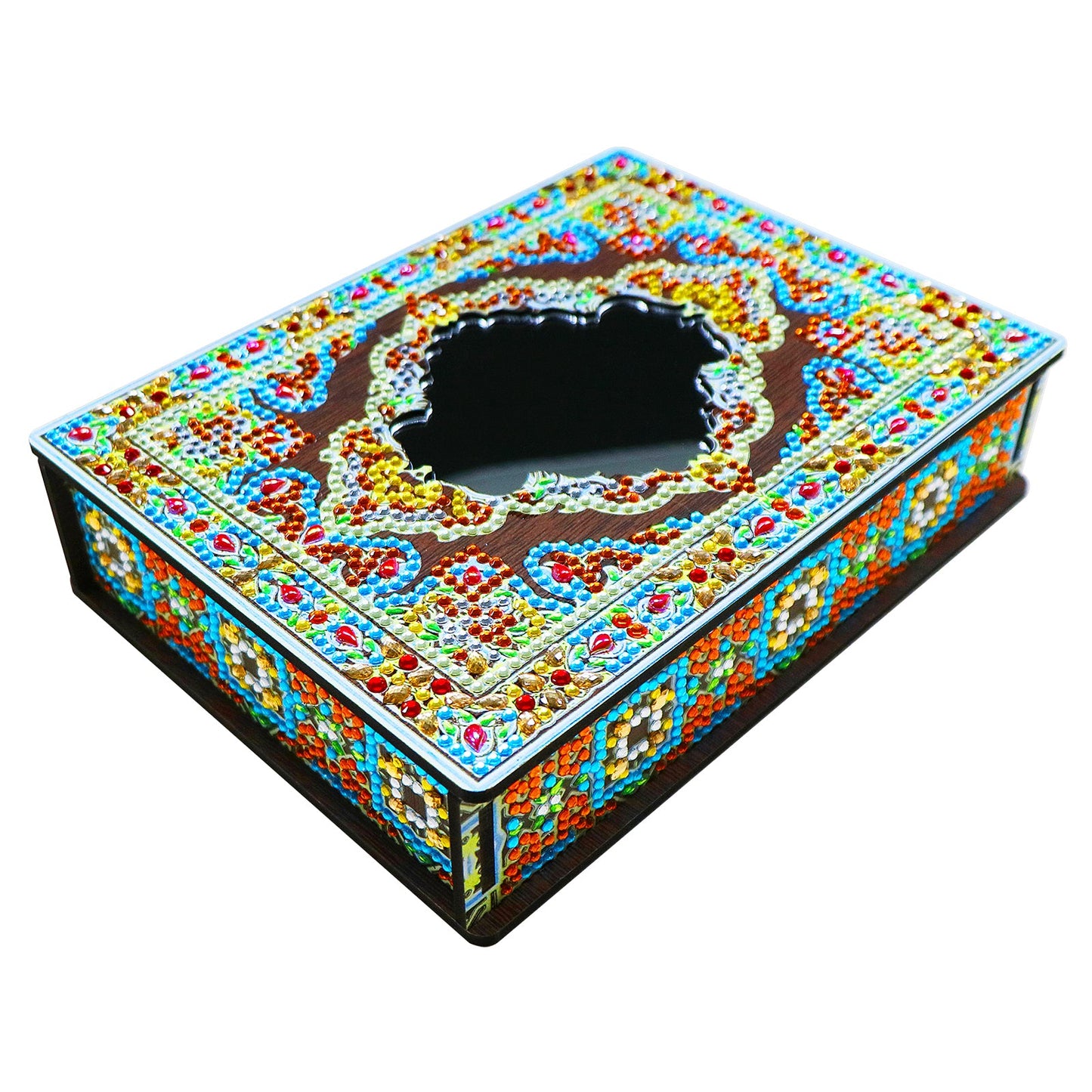 DIY Diamond Painting Mandala Jewelry Storage Box DIY Special Shaped Drill Case Kits