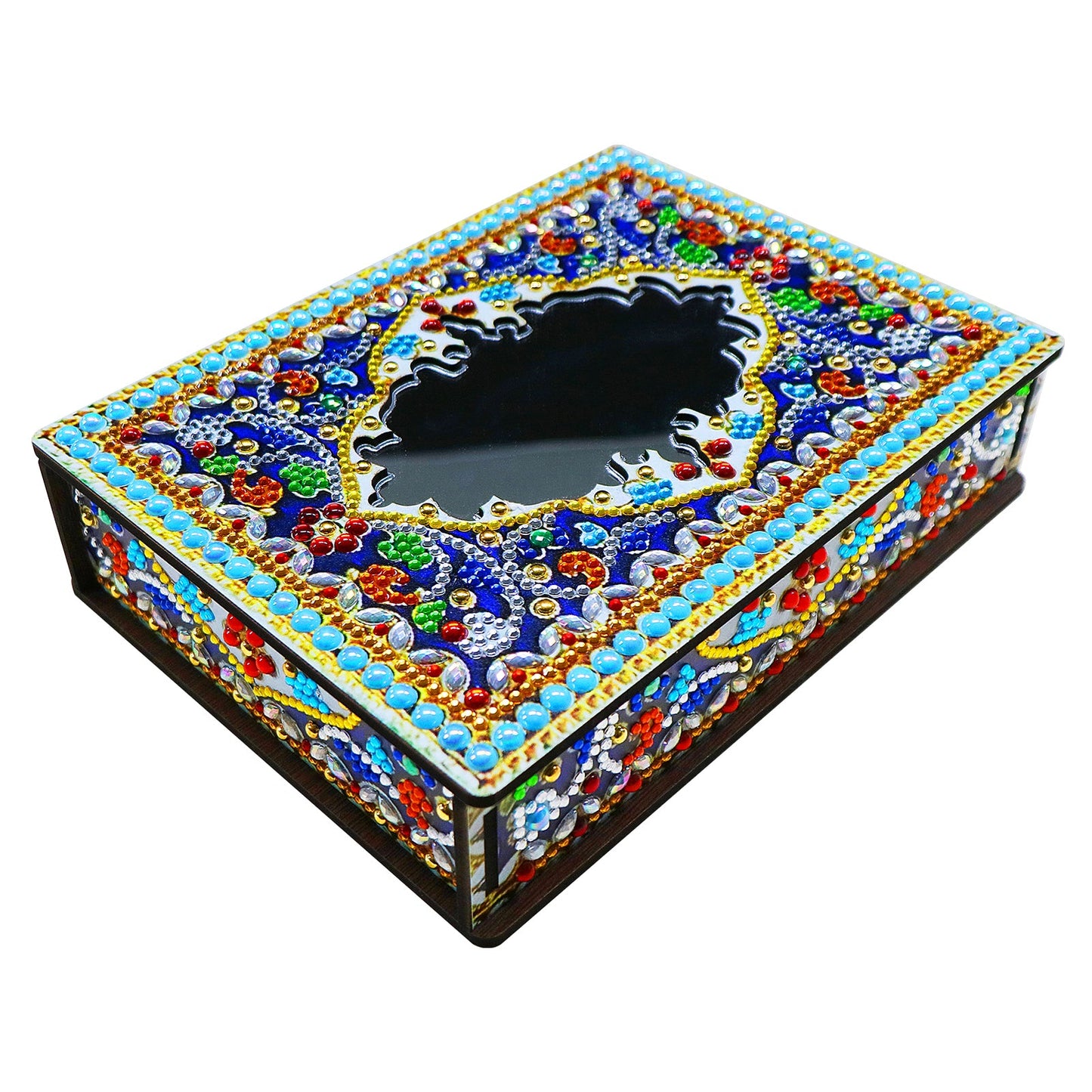 DIY Diamond Painting Mandala Jewelry Storage Box DIY Special Shaped Drill Case Kits