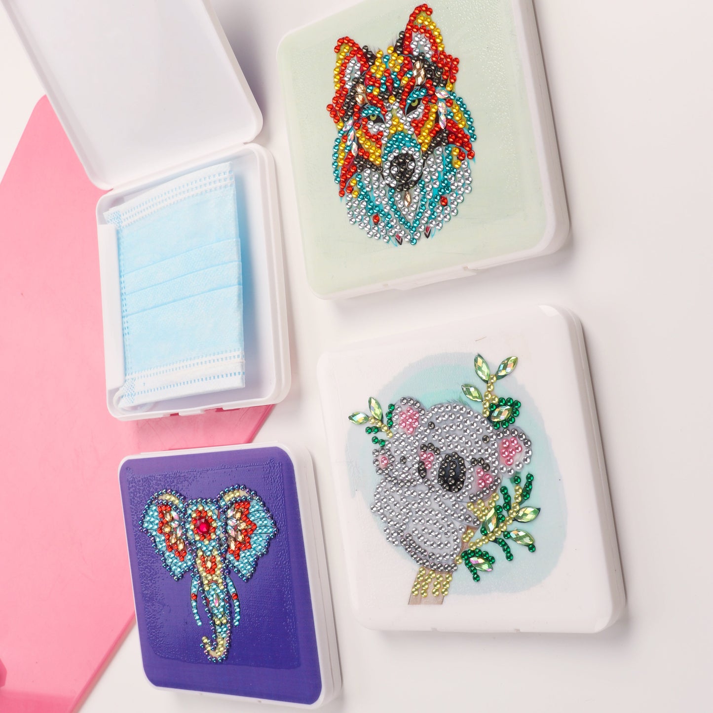 DIY Diamond Painting Mask Storage Organizer Box