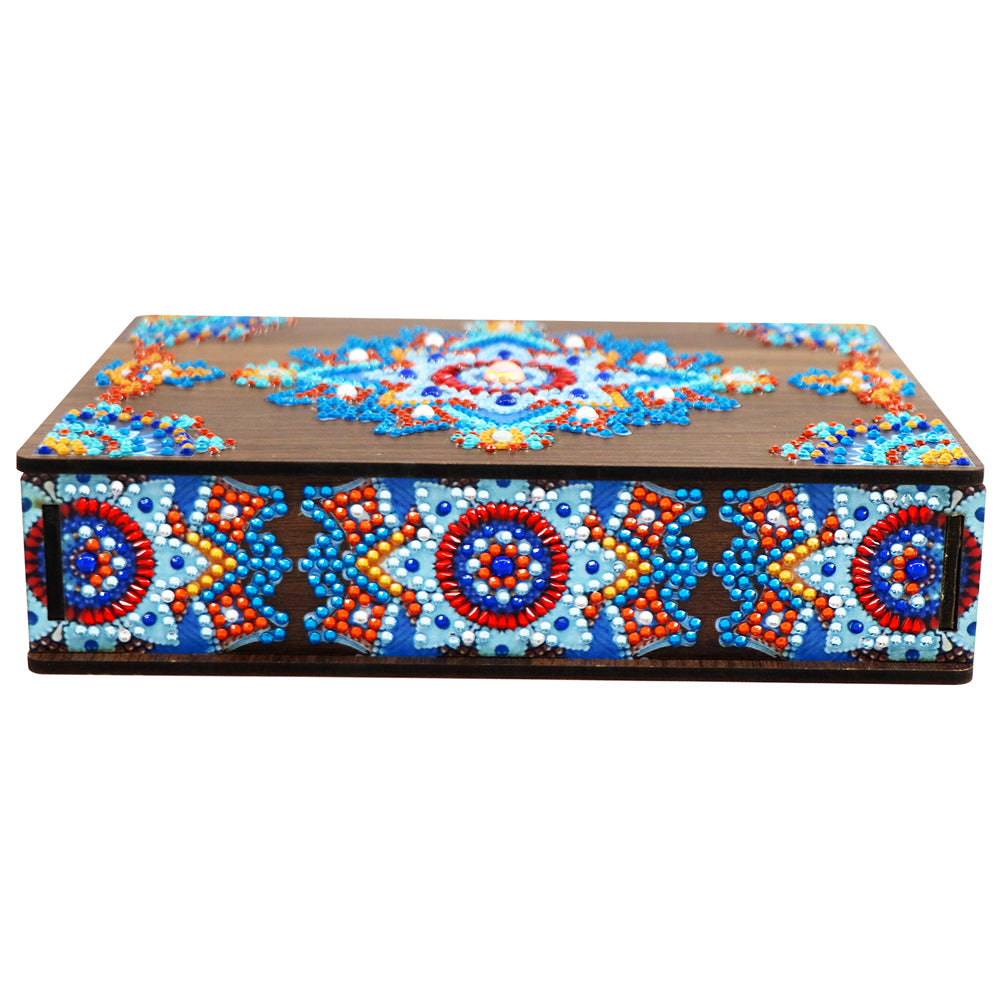 DIY Diamond Painting Mandala Jewelry Storage Box DIY Special Shaped Drill Case Kits