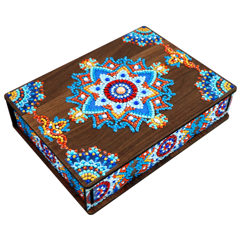 DIY Diamond Painting Mandala Jewelry Storage Box DIY Special Shaped Drill Case Kits