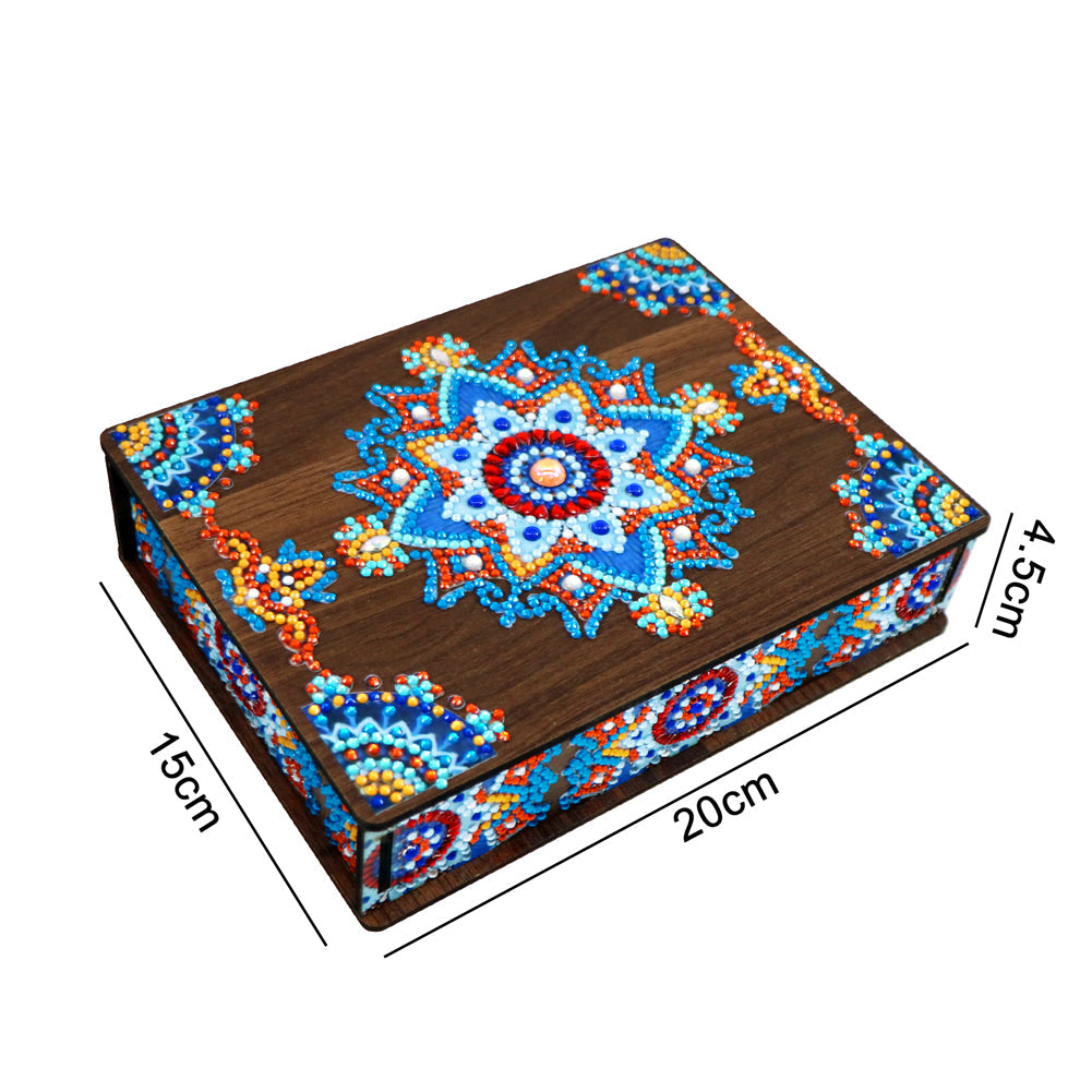 DIY Diamond Painting Mandala Jewelry Storage Box DIY Special Shaped Drill Case Kits