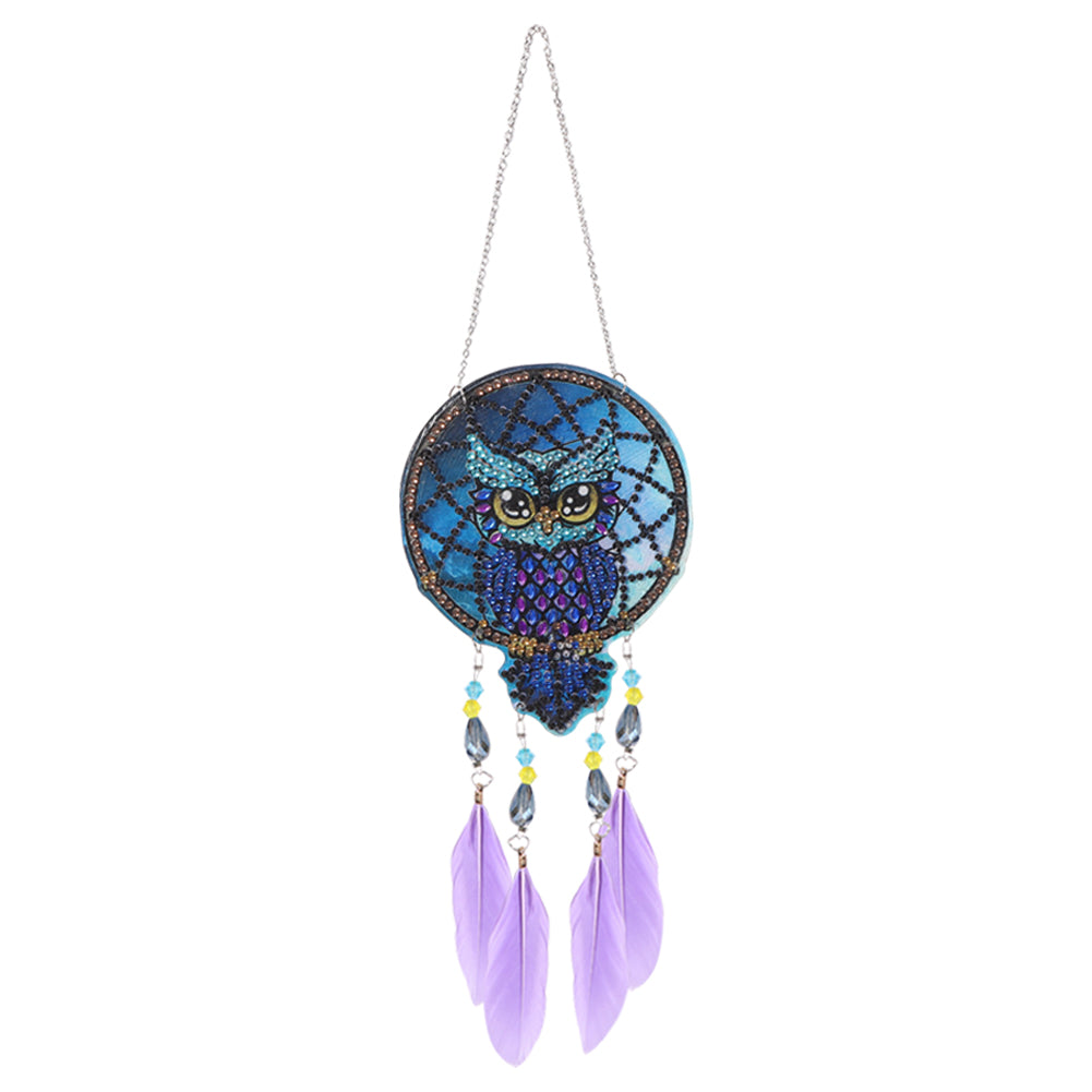 5D Diamond Painting Dream Light Catcher Wind Chimes Crystal Craft Pendant Kit