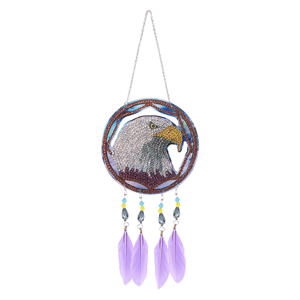 5D Diamond Painting Dream Light Catcher Wind Chimes Crystal Craft Pendant Kit