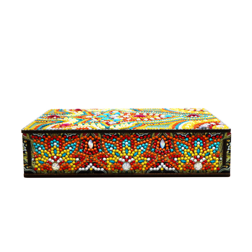 DIY Diamond Painting Mandala Jewelry Storage Box DIY Special Shaped Drill Case Kits